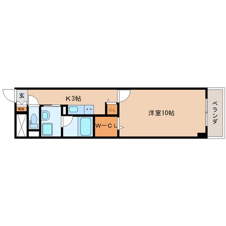 東静岡駅 徒歩9分 6階の物件間取画像